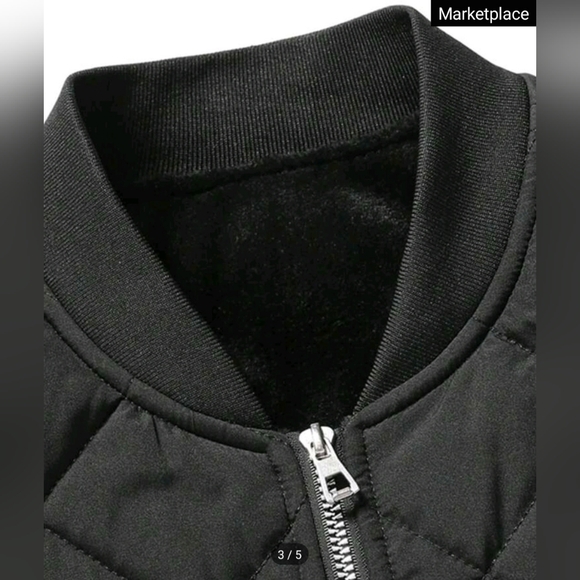 Men's Baseball Jacket - Fleece Lining - Picture 5 of 5